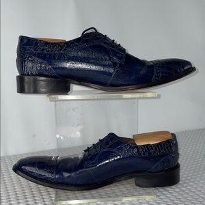 STACY ADAMS CICERO OXFORD WITH ALLIGATOR & EEL PRINT FTL-12-125